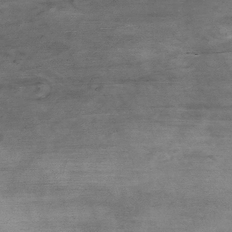 Table basse Venus 28 pouces avec 3 pieds évasés et coniques, bois de manguier gris