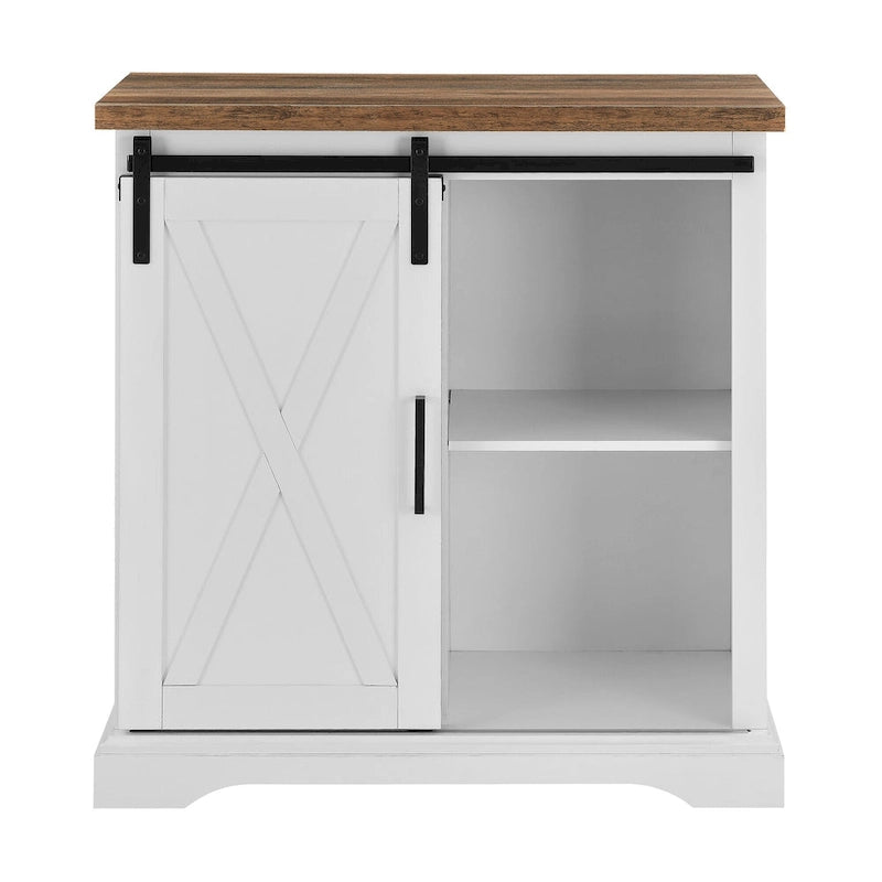Meuble de rangement à porte coulissante de 32 po
