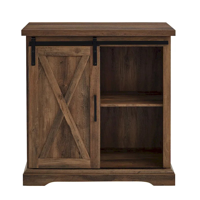 Meuble de rangement à porte coulissante de 32 po
