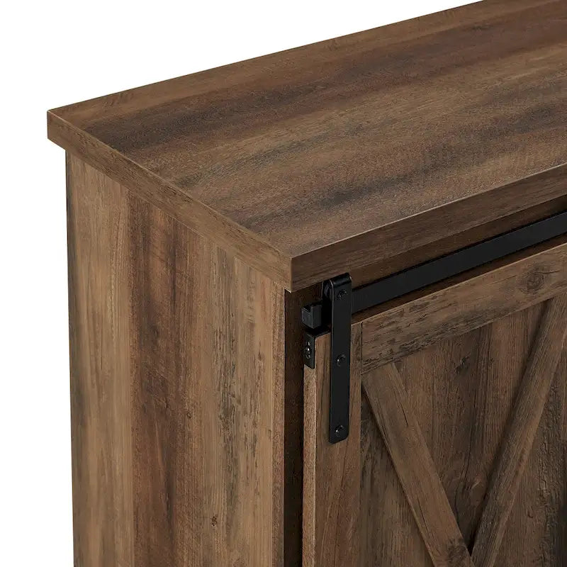 Meuble de rangement à porte coulissante de 32 po
