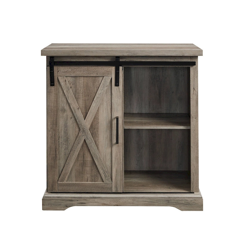 Meuble de rangement à porte coulissante de 32 po