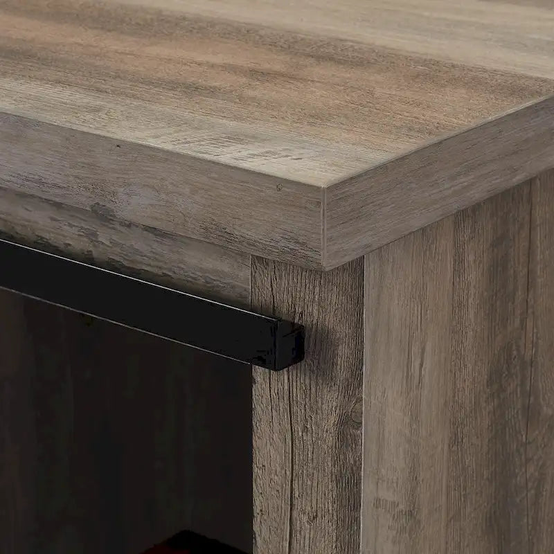 Meuble de rangement à porte coulissante de 32 po