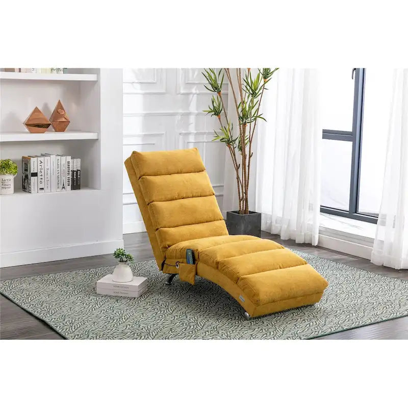 Chaise longue en lin pour intérieur, longue banquette moderne pour bureau ou salon