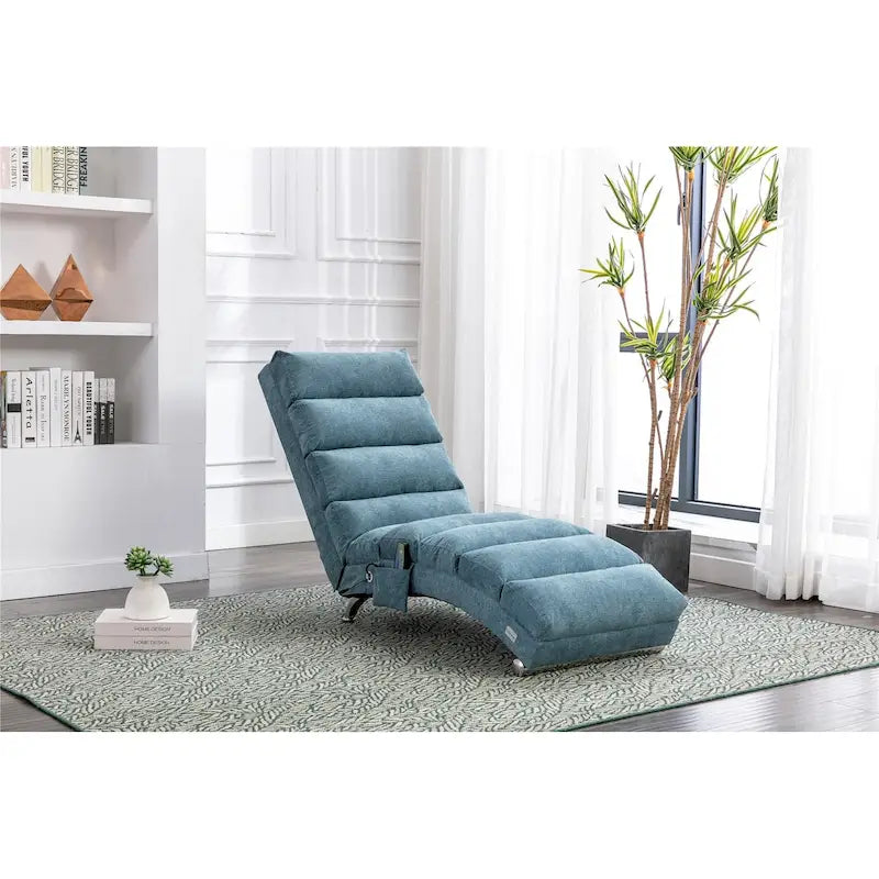 Chaise longue en lin pour intérieur, longue banquette moderne pour bureau ou salon