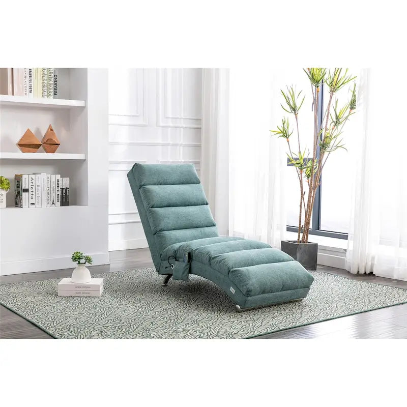 Chaise longue en lin pour intérieur, longue banquette moderne pour bureau ou salon