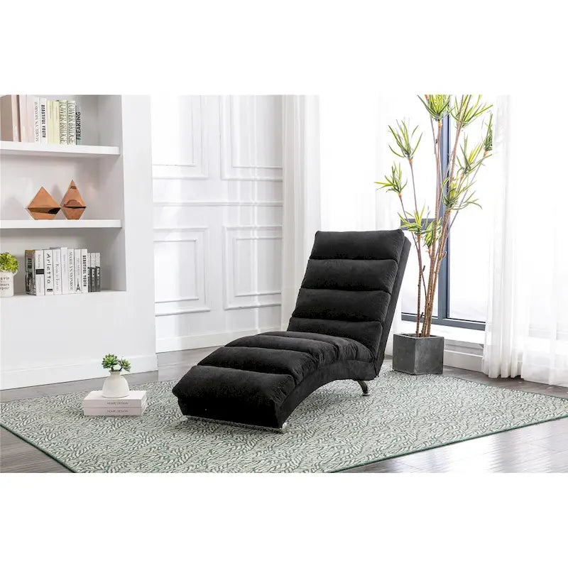 Chaise longue en lin pour intérieur, longue banquette moderne pour bureau ou salon