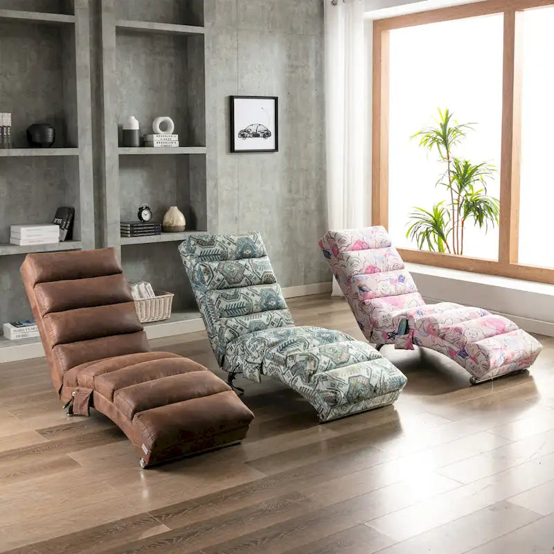 Chaise longue en lin pour intérieur, longue banquette moderne pour bureau ou salon
