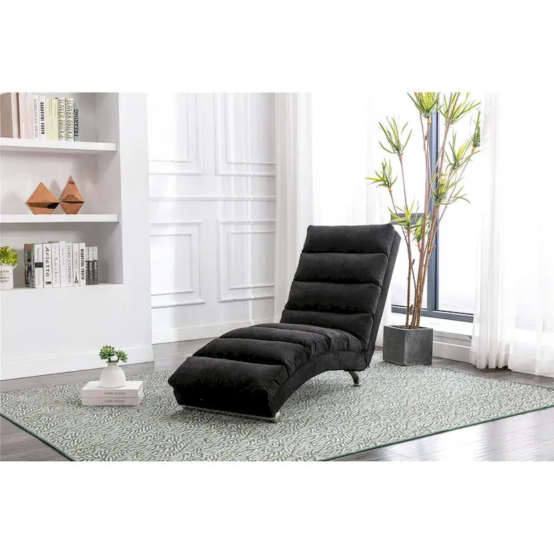 Chaise longue en lin pour intérieur, longue banquette moderne pour bureau ou salon