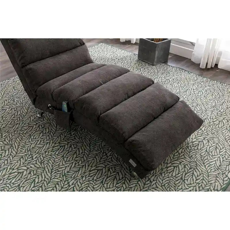 Chaise longue en lin pour intérieur, longue banquette moderne pour bureau ou salon