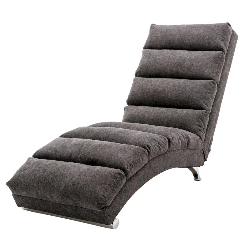 Chaise longue en lin pour intérieur, longue banquette moderne pour bureau ou salon