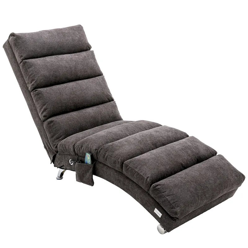 Chaise longue en lin pour intérieur, longue banquette moderne pour bureau ou salon