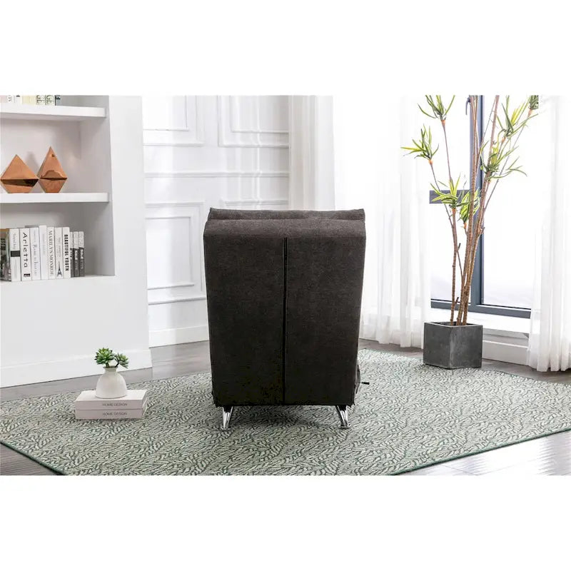 Chaise longue en lin pour intérieur, longue banquette moderne pour bureau ou salon