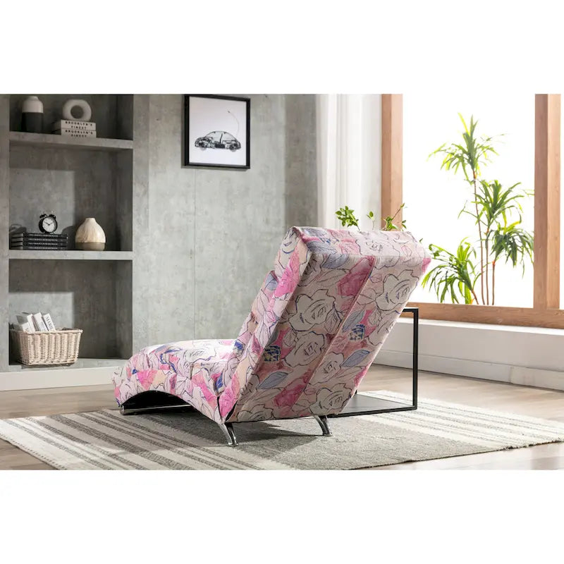 Chaise longue en lin pour intérieur, longue banquette moderne pour bureau ou salon
