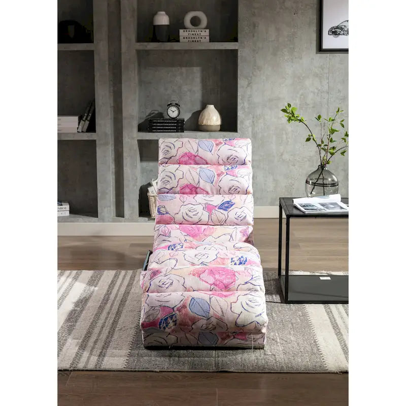 Chaise longue en lin pour intérieur, longue banquette moderne pour bureau ou salon