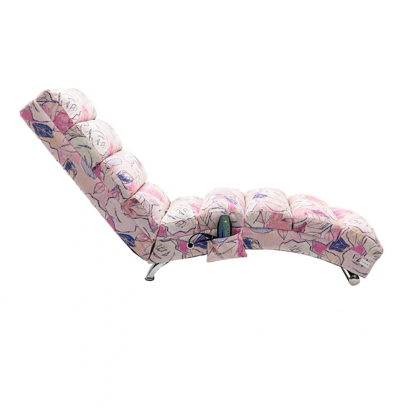 Chaise longue en lin pour intérieur, longue banquette moderne pour bureau ou salon