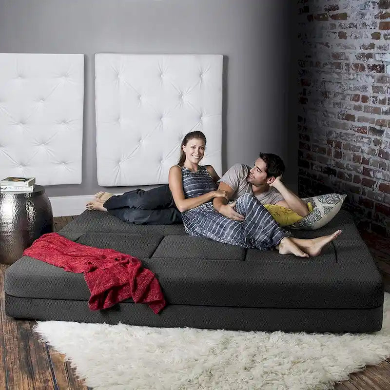 Canapé-lit convertible et poufs California King Porch & Den