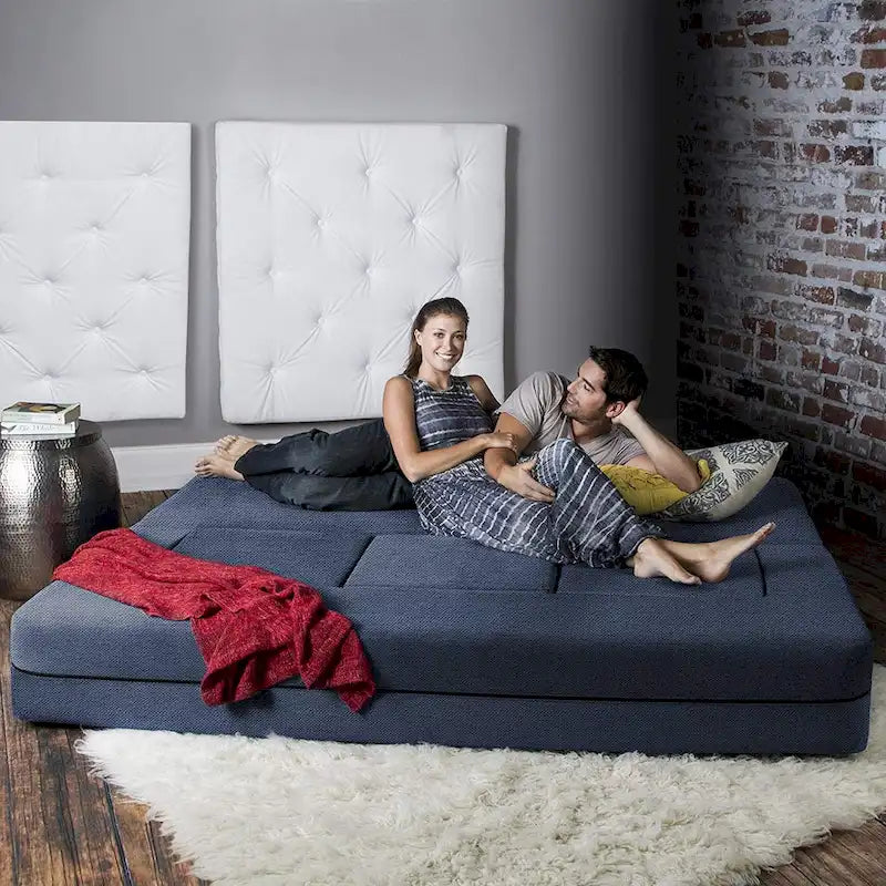 Canapé-lit convertible et poufs California King Porch & Den