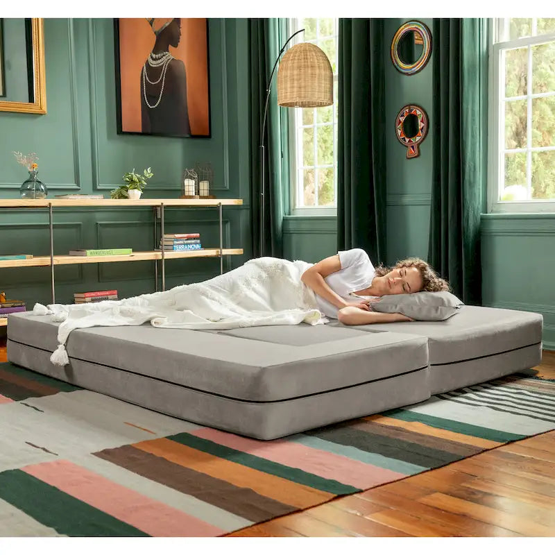 Canapé-lit convertible et poufs California King Porch & Den