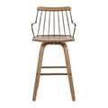 Tabouret de comptoir de ferme avec siège pivotant