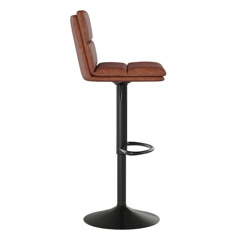 Lot de 2 tabourets de bar réglables sans accoudoirs