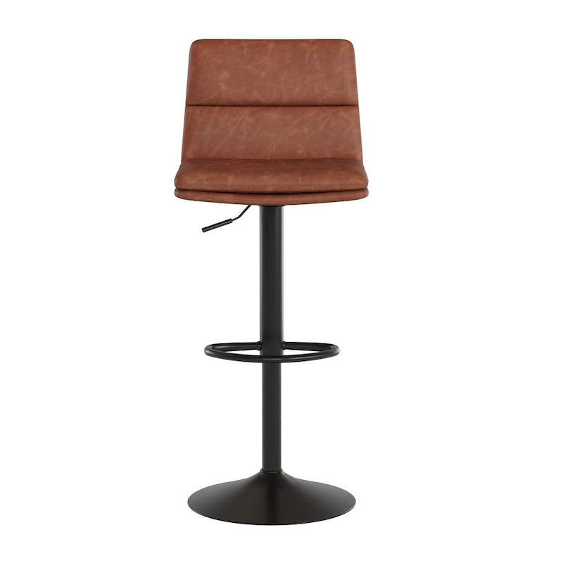 Lot de 2 tabourets de bar réglables sans accoudoirs