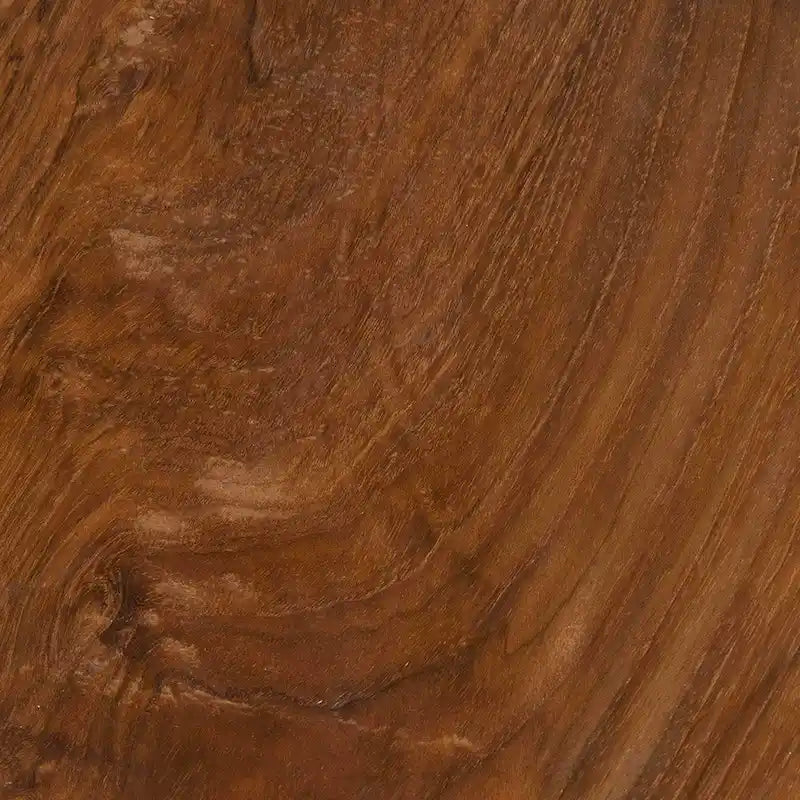 Table d'appoint sablier en métal estampé et bois