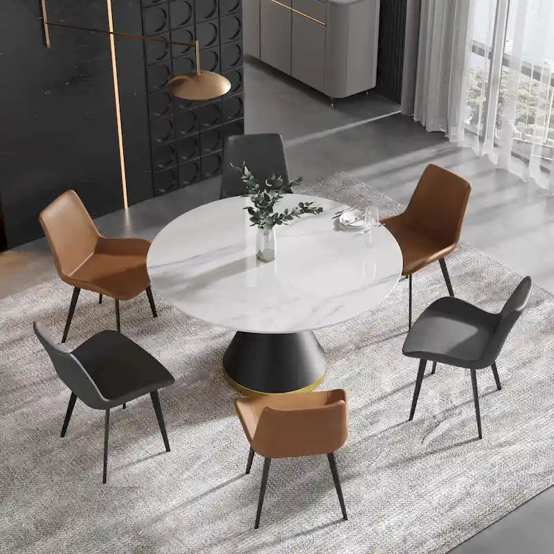Table d'appoint tripode en bois de manguier massif