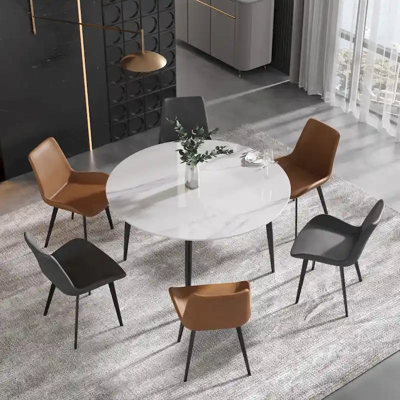 Table d'appoint tripode en bois de manguier massif