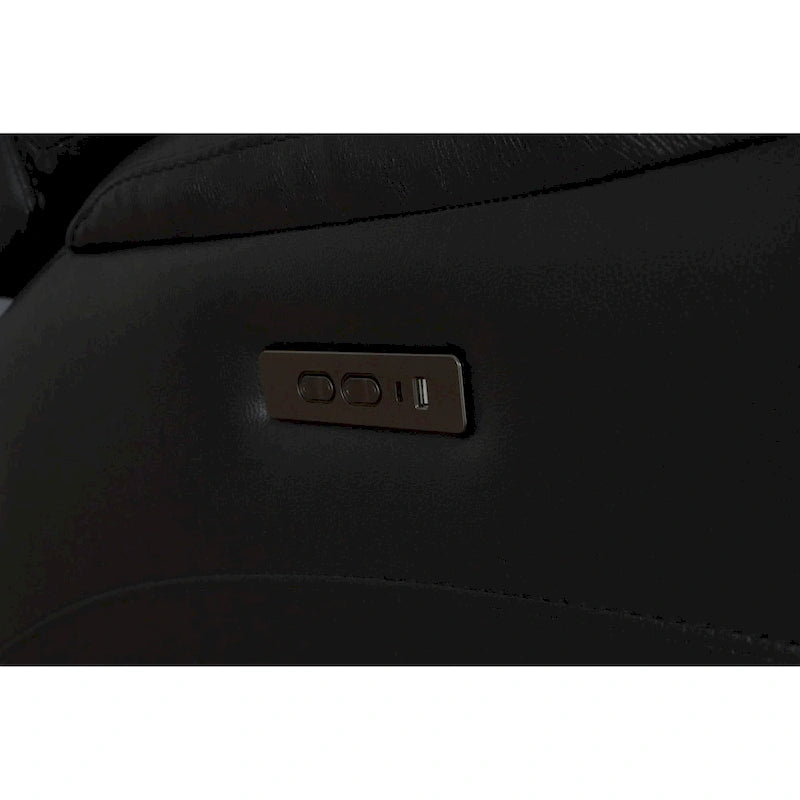 Fauteuil inclinable électrique zéro gravité en cuir pleine fleur avec USB-C