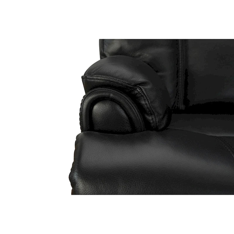 Fauteuil inclinable électrique zéro gravité en cuir pleine fleur avec USB-C