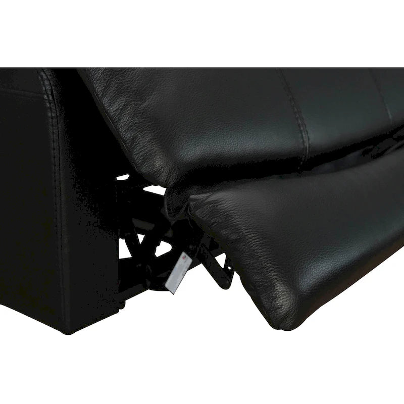Fauteuil inclinable électrique zéro gravité en cuir pleine fleur avec USB-C