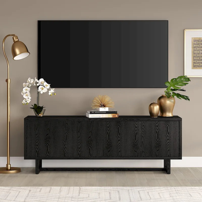 Meuble TV rectangulaire pour téléviseurs jusqu'à 75 po - 68 po de large