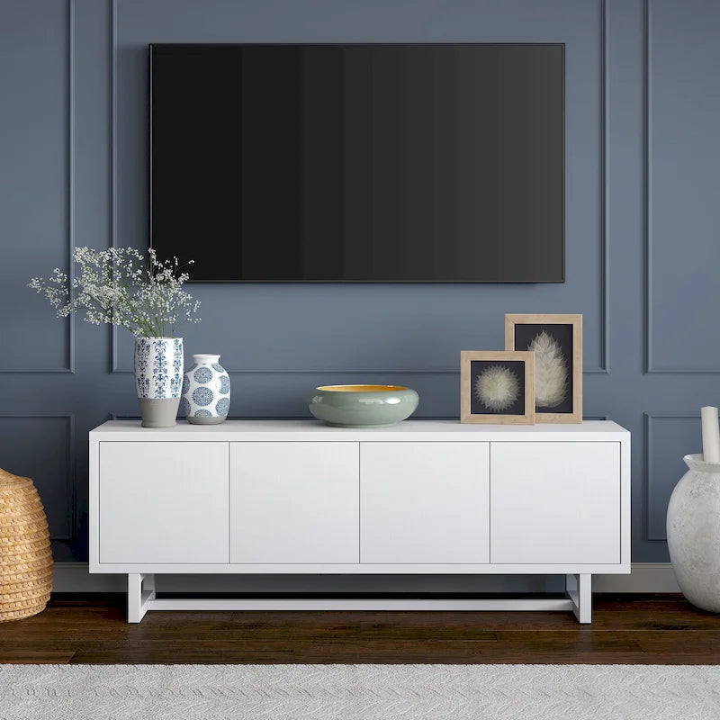 Meuble TV rectangulaire pour téléviseurs jusqu'à 75 po - 68 po de large