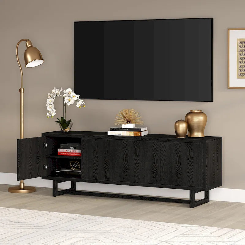 Meuble TV rectangulaire pour téléviseurs jusqu'à 75 po - 68 po de large