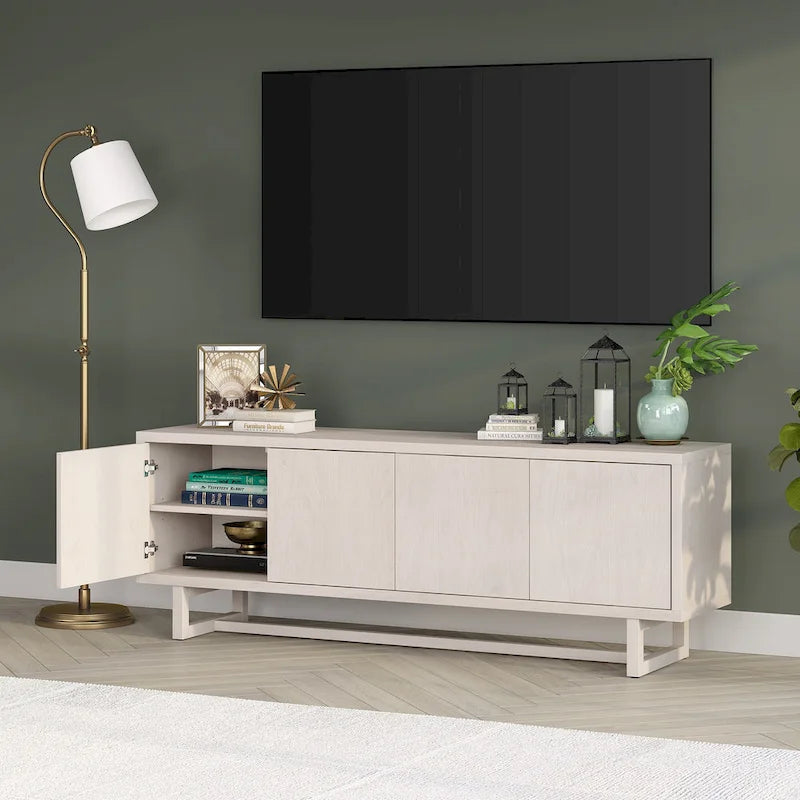 Meuble TV rectangulaire pour téléviseurs jusqu'à 75 po - 68 po de large