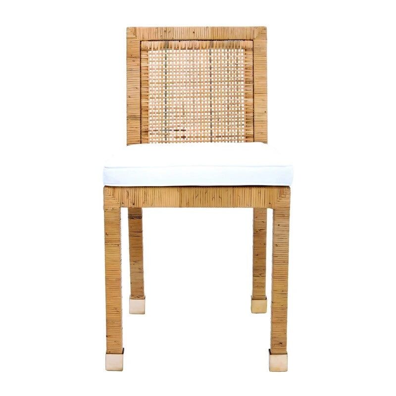 Chaise de salle à manger en rotin Amara