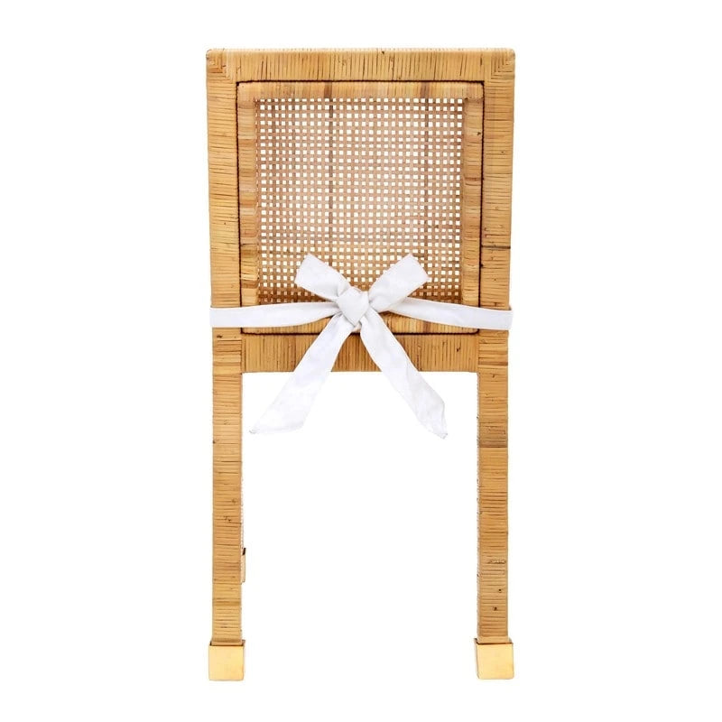 Chaise de salle à manger en rotin Amara