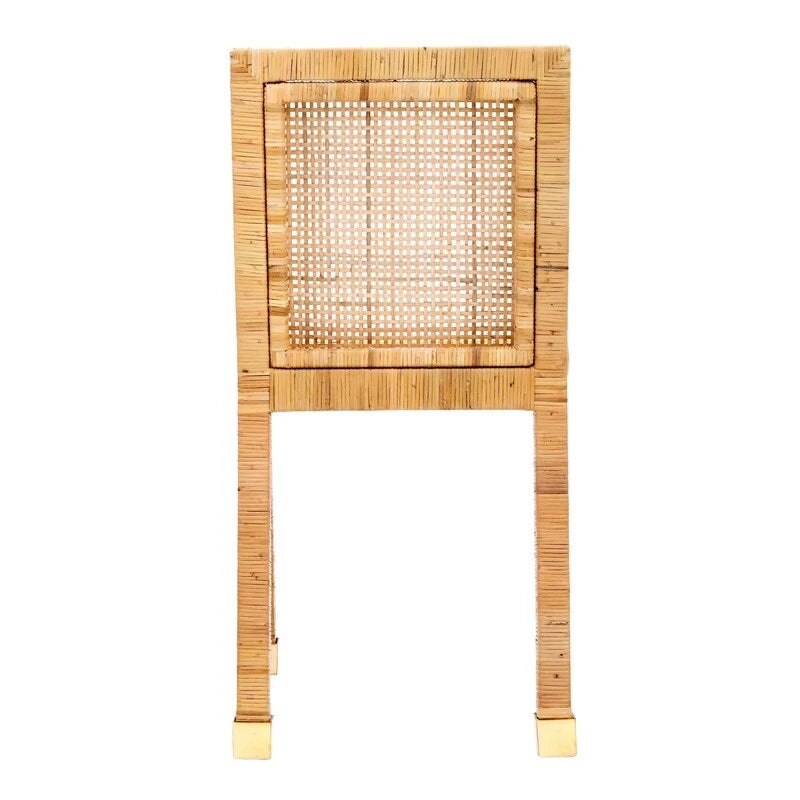 Chaise de salle à manger en rotin Amara