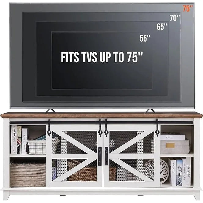 Meuble TV industriel et rustique, Meuble de divertissement, Console TV