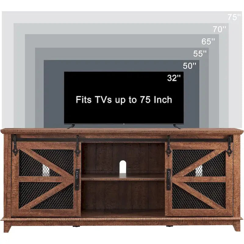 Meuble TV industriel et rustique, Meuble de divertissement, Console TV