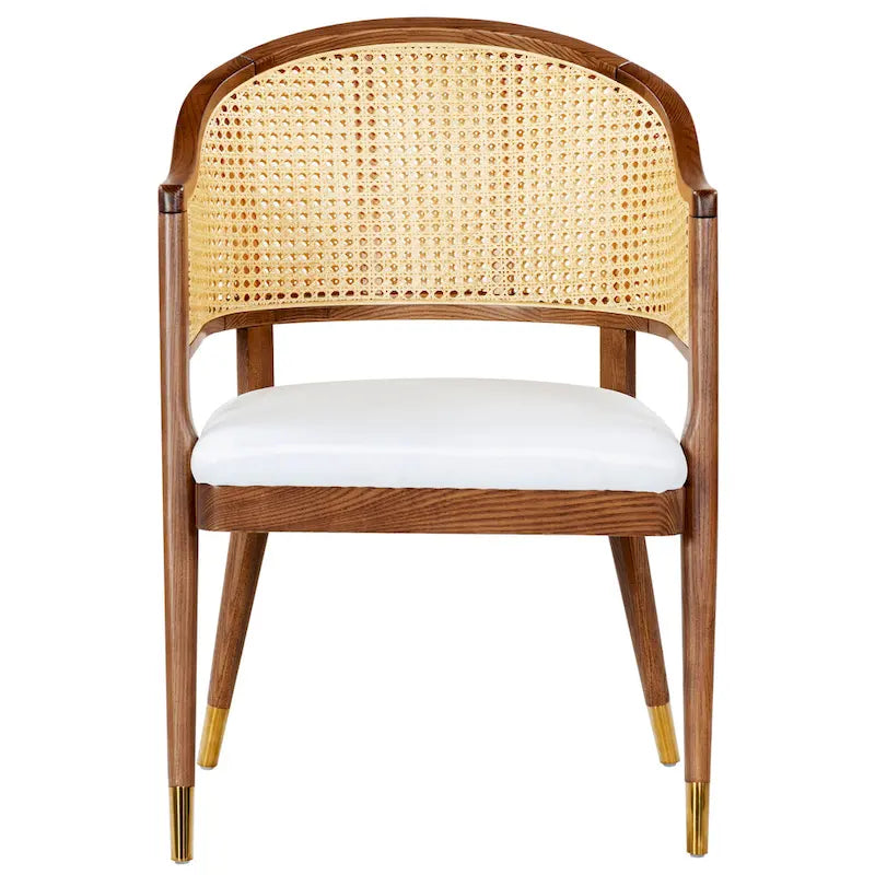 Chaise de salle à manger en rotin - 23Lx23Px34H
