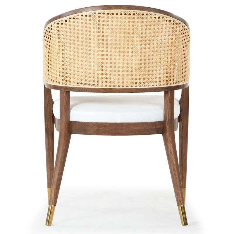 Chaise de salle à manger en rotin - 23Lx23Px34H