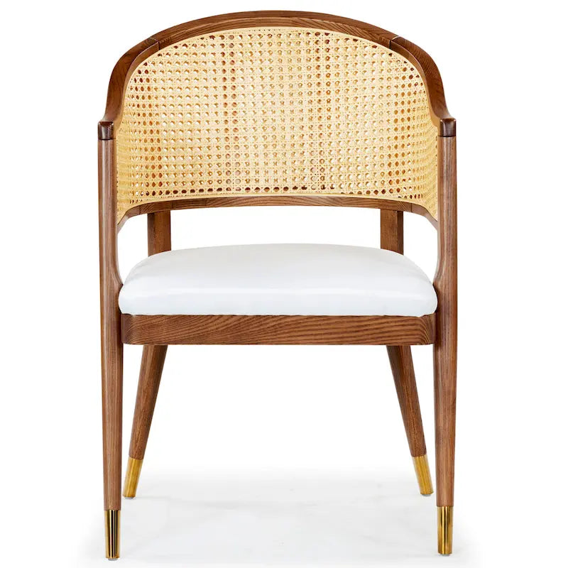 Chaise de salle à manger en rotin - 23Lx23Px34H
