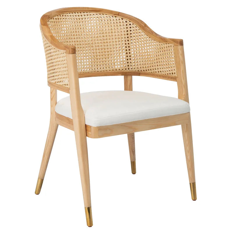 Chaise de salle à manger en rotin - 23Lx23Px34H