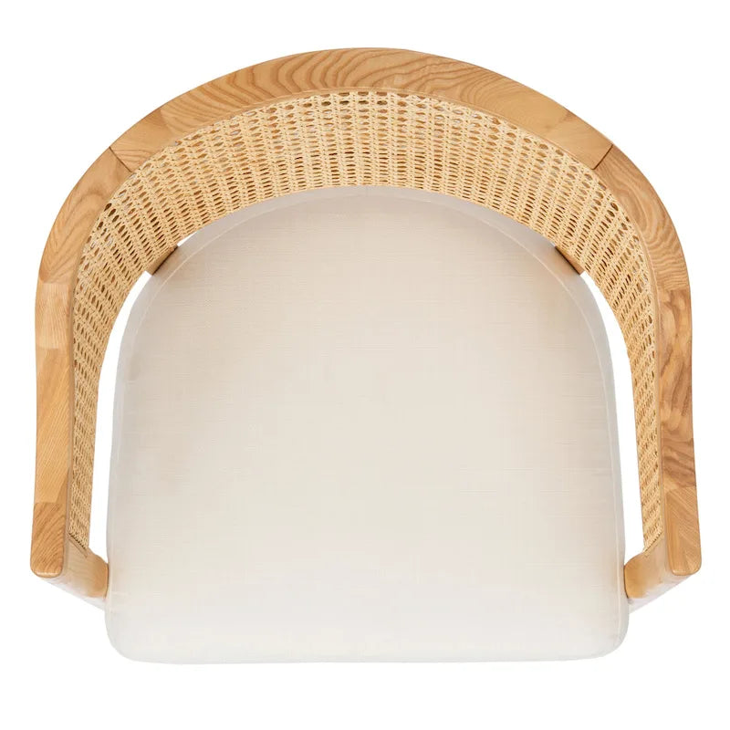 Chaise de salle à manger en rotin - 23Lx23Px34H