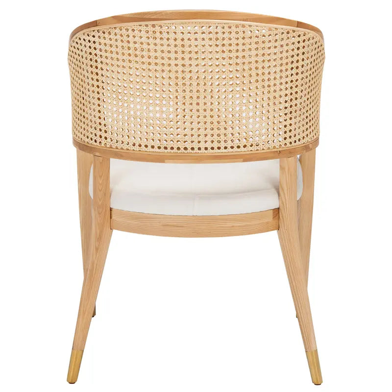 Chaise de salle à manger en rotin - 23Lx23Px34H