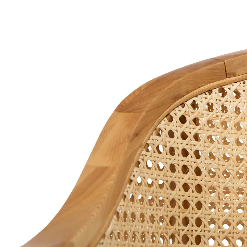 Chaise de salle à manger en rotin - 23Lx23Px34H