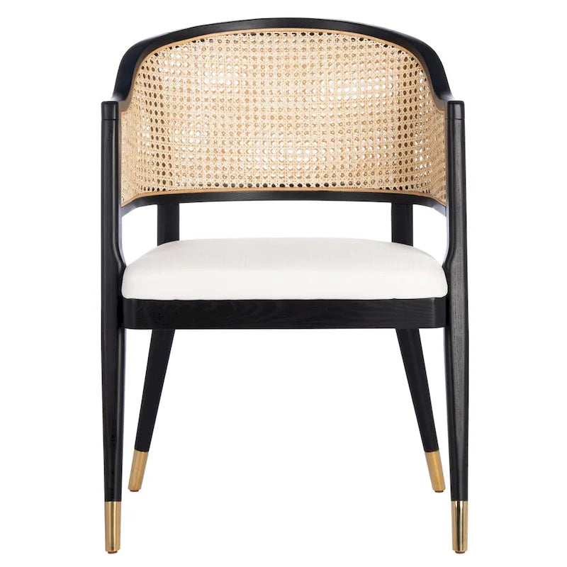 Chaise de salle à manger en rotin - 23Lx23Px34H