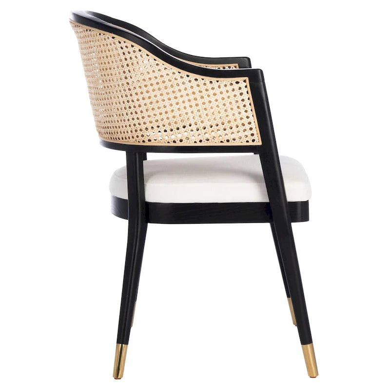 Chaise de salle à manger en rotin - 23Lx23Px34H
