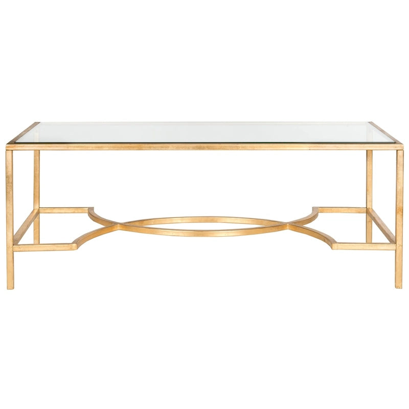 Table basse dorée - 48Lx23Px18H